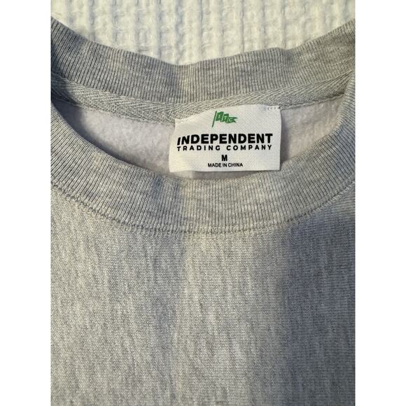 Brooklyn Sweatshirt Medium Unisex Gray Blue Trendy - Picture 3 of 4